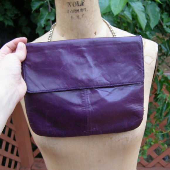 Vintage CHARLES JOURDAN Eel Skin Leather bag - Picture 5 of 15